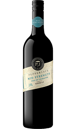 Pepperjack MID STRENGTH Shiraz 7% 2021 750ml