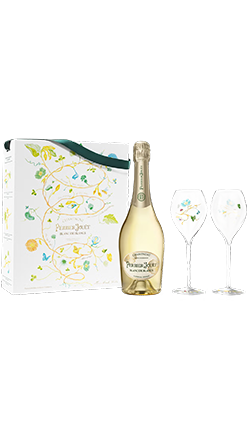 Perrier Jouet Blanc de Blanc with 2 flutes