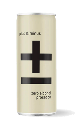 Plus Minus Prosecco 250ml CAN