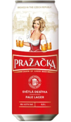 DAMAGED Prazacka 4% Pale Lager 500ml (BB 19/08/26)