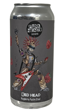 Punk Heads Red Head Raspberry Pastry Stout 440ml