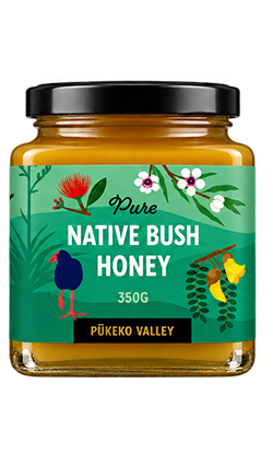 Pure Native Bush Honey 350g