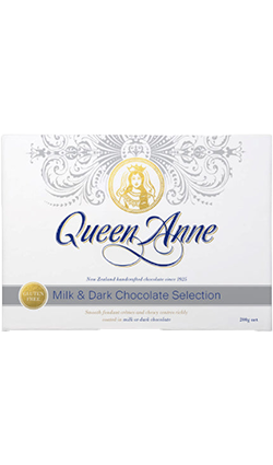DAMAGED Queen Anne Milk & Dark Chocolate Selection 200gm  BB7/26