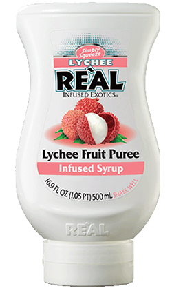 Real Lychee Puree Infused Syrup 500ml