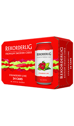 Rekorderlig Strawberry & Lime 330ml 24PACK CANS
