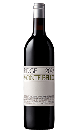 Ridge Monte Bello 2022 750ml