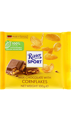 Ritter Sport Chocolate With Crispy Flakes 100g