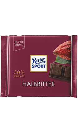 Ritter Sport Semi Sweet Chocolate 100g