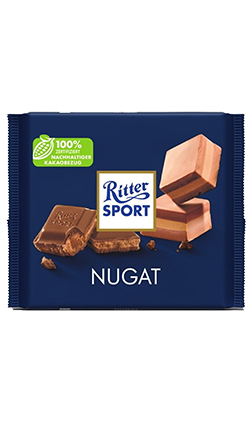 Ritter Sport Nougat Chocolate Bar 100g