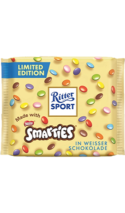 Ritter Sport White Chocolate with Smarties 100g