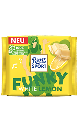Ritter Sport White Lemon Chocolate 100g