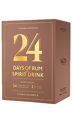 Rum Calendar 24 Days of Rum Mocha Edition 20ml + 2 Glasses