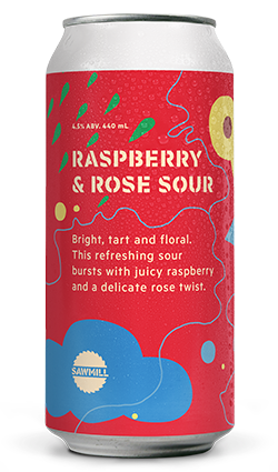 Sawmill Raspberry & Rose Sour 4.5%  440ml