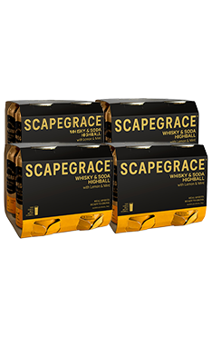 Scapegrace Whisky Lemon Mint 330m 24pk (BB 08/07/2025)