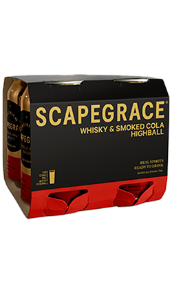 Scapegrace Whisky & Smoked Cola 330ml 6 x 4pk (BB 06/07/2025)
