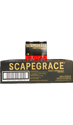 Scapegrace Whisky & Smoked Cola 330ml 24pk (BB 06/07/2025)