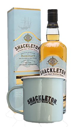 Shackleton Blended Scotch Whisky 1000ml + Enamel Mug