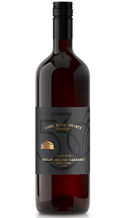 Shed 530 RESERVE Merlot/Malbec/Cabernet 2020