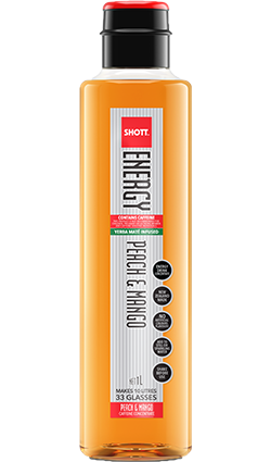 Shott ENERGY Peach & Mango Yerba Infusion 1 Litre