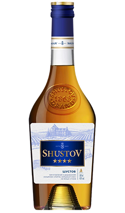 Shustov VVSOP 5YO Brandy 40% 500ml