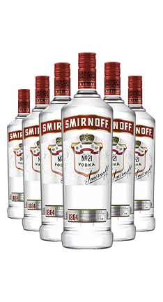 Smirnoff Red Label 1000ml SIX PACK