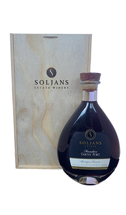 Soljans Founders Tawny Port Decanter 700ml in WOODEN BOX