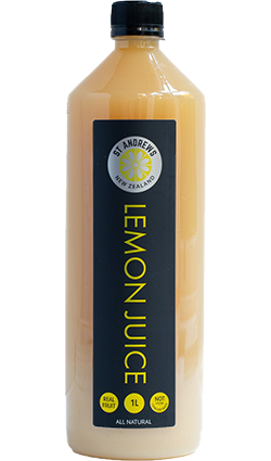 DAMAGED St Andrews Lemon Juice 1000ml (BB 19/08/26)