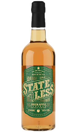 Stateless Green Apple Flavored Whisky 700ml (green)