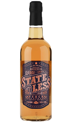 Stateless Peach Flavored Whisky 700ml (black)