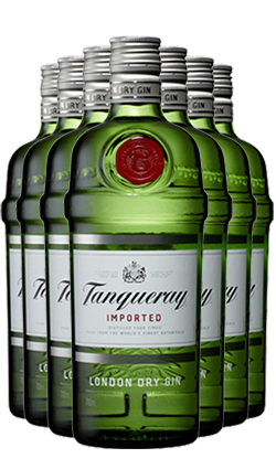 Tanqueray London Dry Gin 12 PACK 1000ml