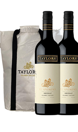 Taylors St Andrew Shiraz 2 Btls + Cooler Bag