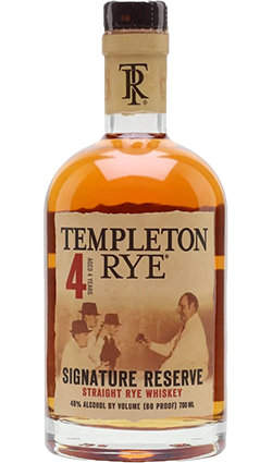 Templeton Rye 4YO Whiskey 1000ml