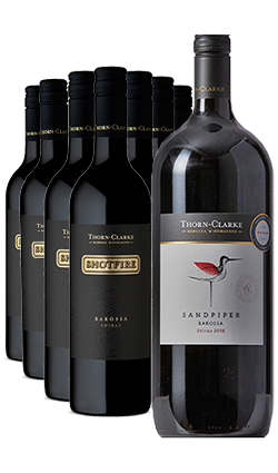 Thorn-Clarke SHOTFIRE Shiraz 2021 12 PACK + 1 Sandpiper Shiraz Magnum