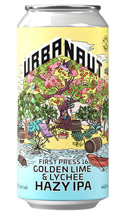 Urbanaut First Press 16 Lime and Lychee HIPA 440ml