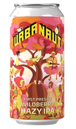 Urbanaut First Press Wildberry Hazy IPA 440ml