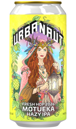 Urbanaut Fresh Hop 2026 Motueka Hazy IPA 440ml