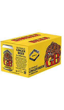 Urbanaut Ginger Beer 4.5% 330ml 6pk