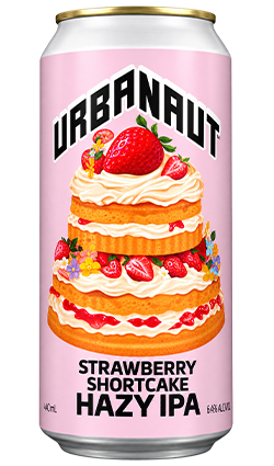 Urbanaut Strawberry Shortcake Hazy IPA 440ml