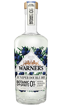 Warner's 0% Juniper Double Dry Gin 500ml (BB 06/01)