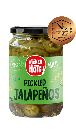 Wicked Hots Pickled Jalapenos (MILD) 360g