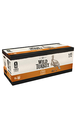 Wild Turkey Bourbon & Cola 4.8% 10pk (BB Aug 2025)