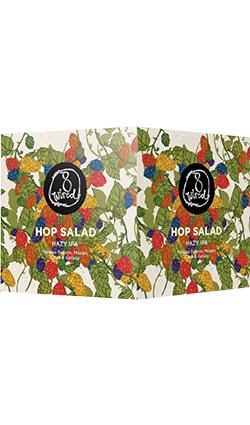 8 Wired Hop Salad Hazy IPA 330ml 6pk