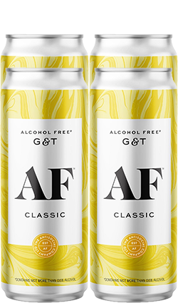 AF Classic G&T 250ml 4pk Cans