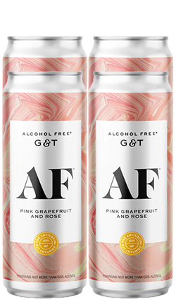 AF Pink Grapefruit Rose G&T 250ml 4pk Cans