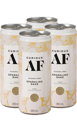 AF Sparkling Sake 250ml 4pk Cans