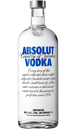 Absolute Blue Vodka - Artha Wine