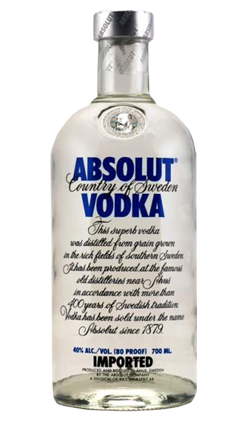 Absolut Vodka 700ml | Cava Tzortzatos - View #2