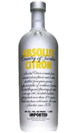 Absolut Citron Vodka 1000ml