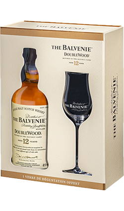 Balvenie 12YO Double Wood 700ml with Glass