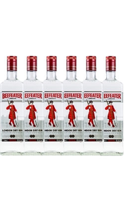 Beefeater London Dry Gin SIX PACK 1000ml